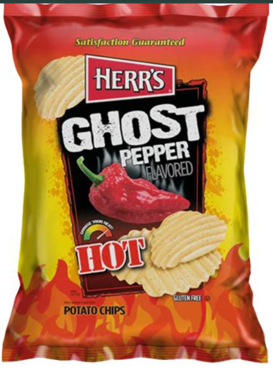 US Herr's Ghost Pepper Chips 170g