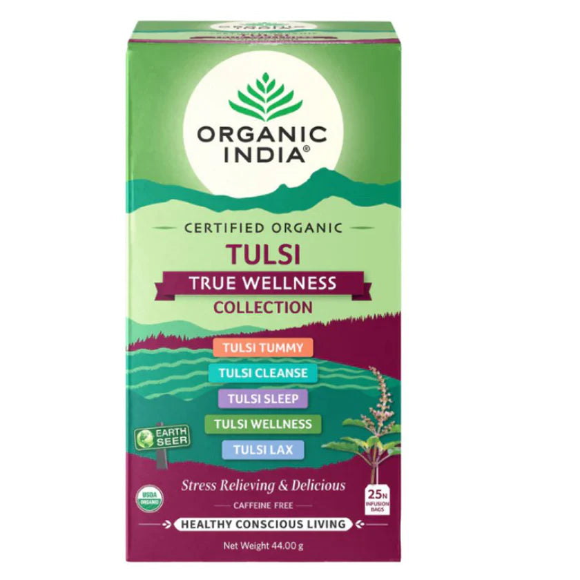Organic India Tulsi True Wellness Collection 25 Tea bags