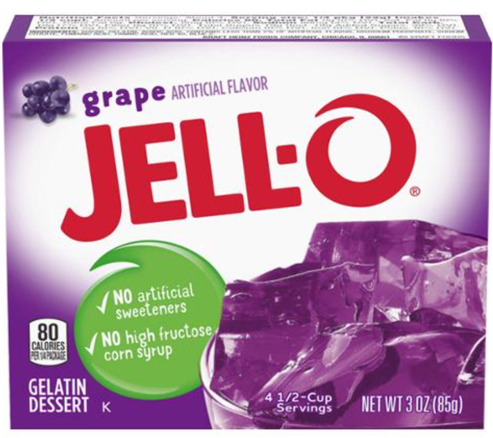 US Jell-O Grape Gelatin Dessert 85g