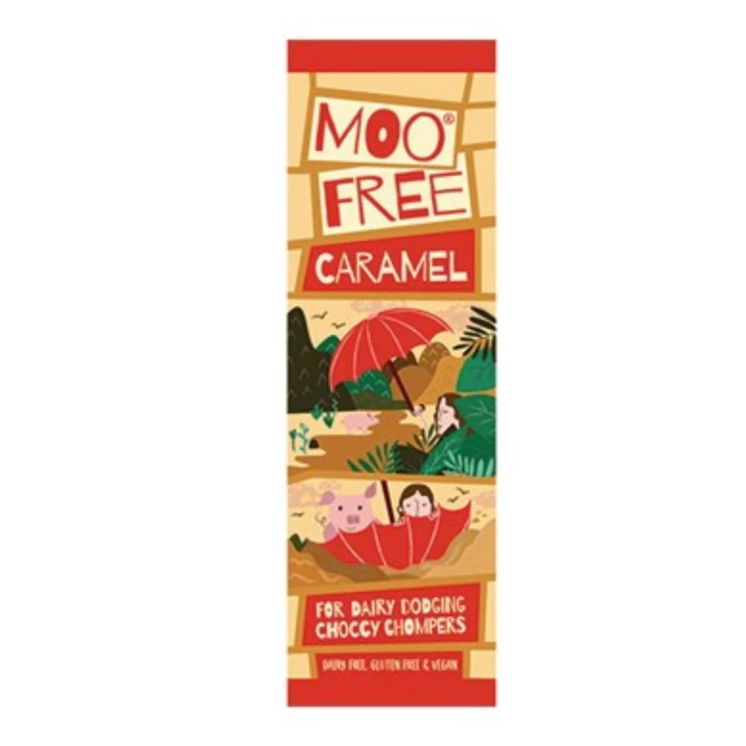 Moofree Mini Caramel Chocolate Bar 20g