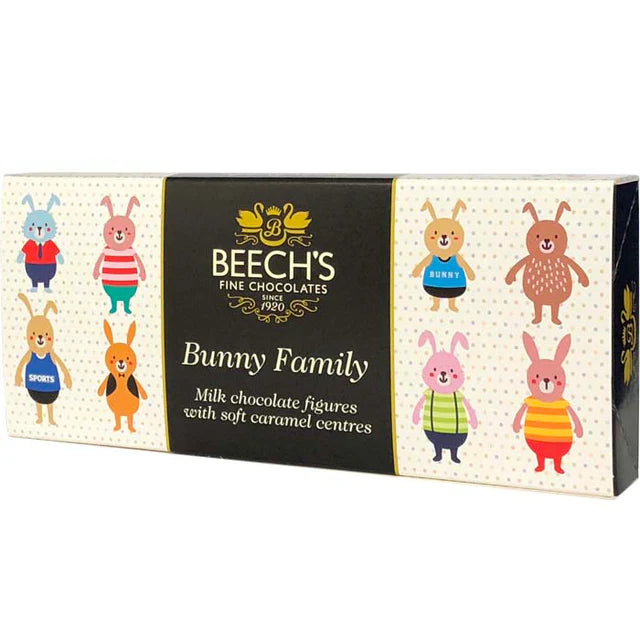 Beechs Bunny Family w/Caramel Centre Mk 100g