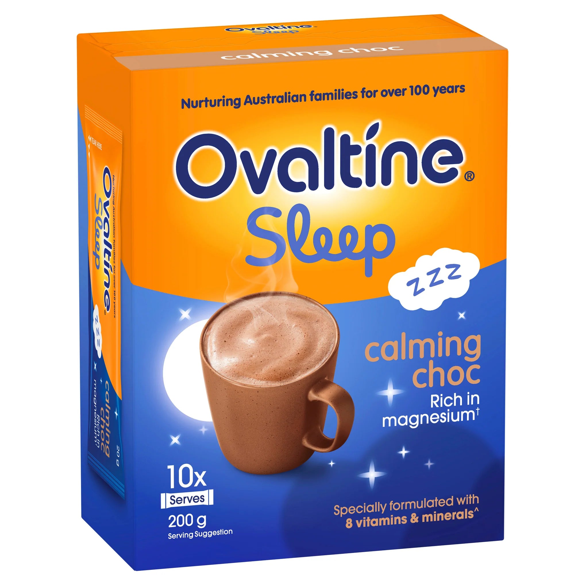 Ovaltine Sleep Calming Chocolate Drink Sachets 10 pk