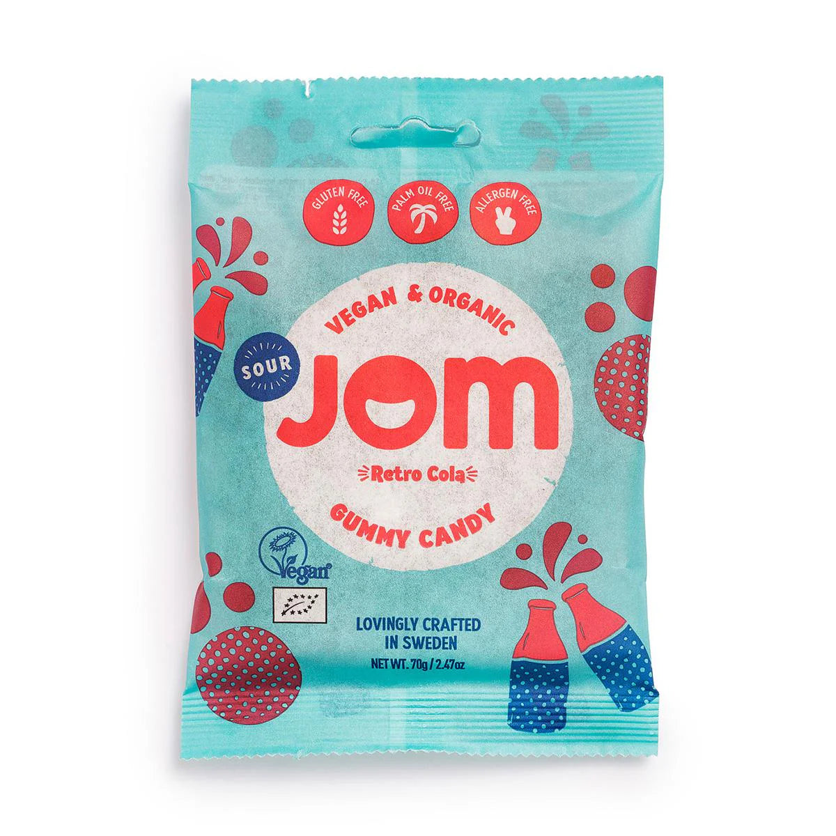 Jom Organics Candy Retro Cola Candy 70g