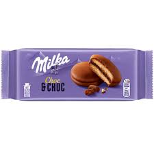 MILKA CHOC & CHOC BISCUIT 175G