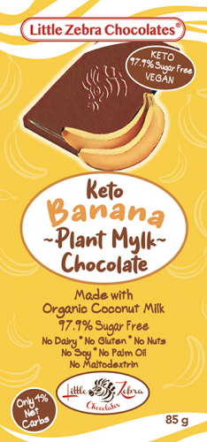 Little Zebra Chocolates Chocolate Plant Mylk Banana 85g