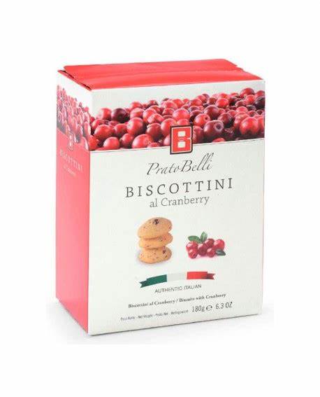 Belli Biscottini Cookies Cranberry 180g