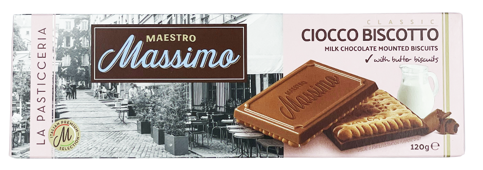 Maestro Massimo CIOCCO BISCOTTO 120g