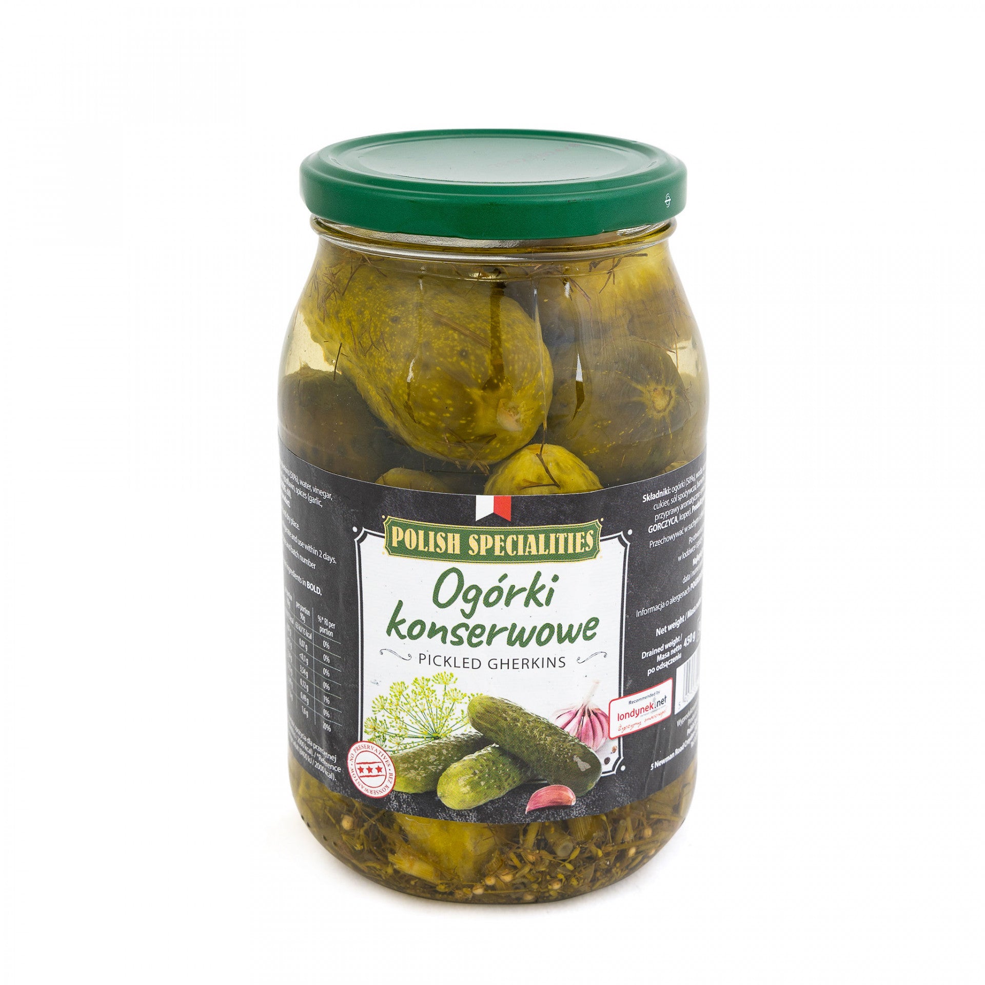 GF Polish Dill Gherkins 850g