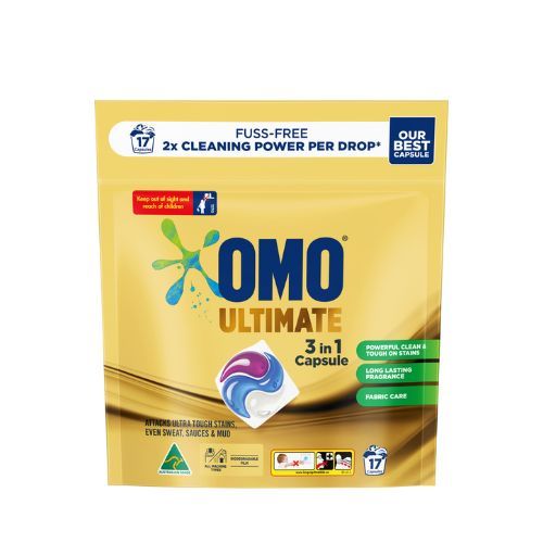 OMO Ultimate 3 In 1 Laundry Detergent Capsules Sensitive 28 pk