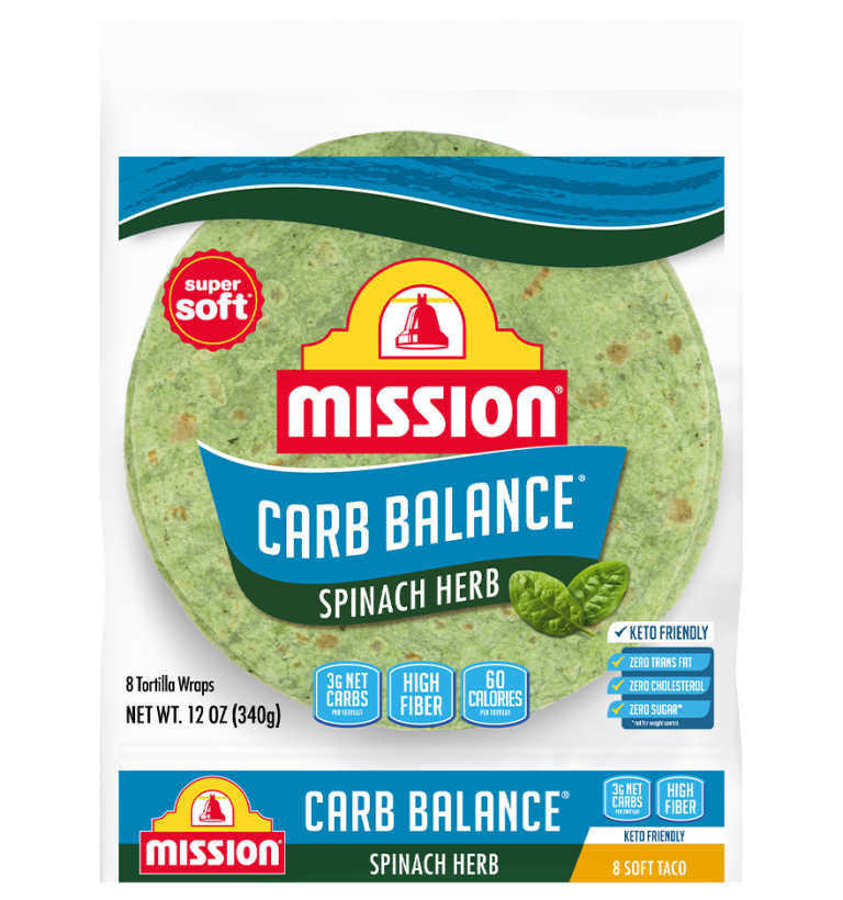 Mission Wraps Carb Balance Spinach 288g