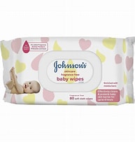 Johnson Baby wipes light fragrance 80pk