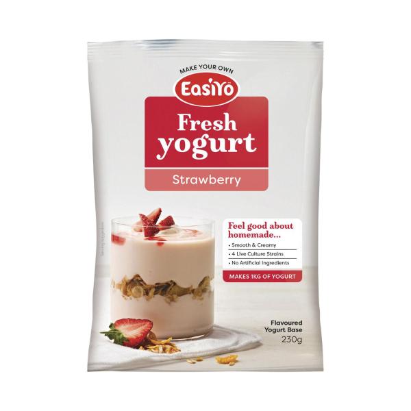 EasiYo Fresh Yogurt Strawberry 230g