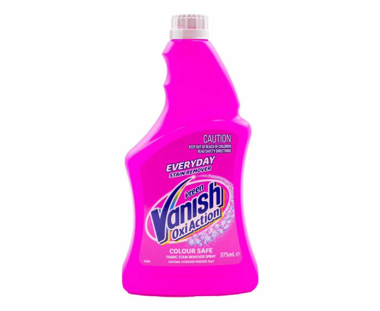 Vanish Preen Gold Oxi Action Liquid Fabric Mark/Stain Remover Refill 375ml