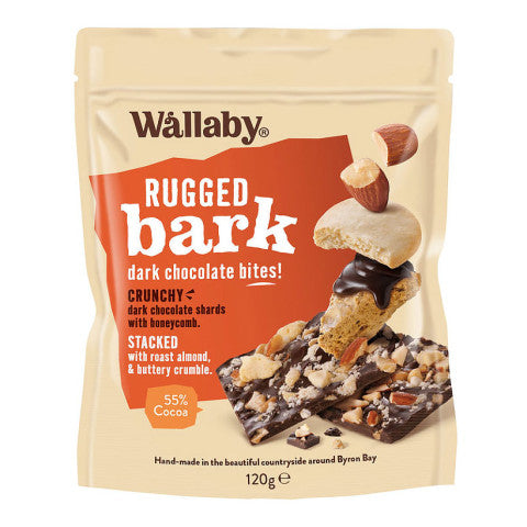 Wallaby Bites Rugged Bark Choc Crumble 120g