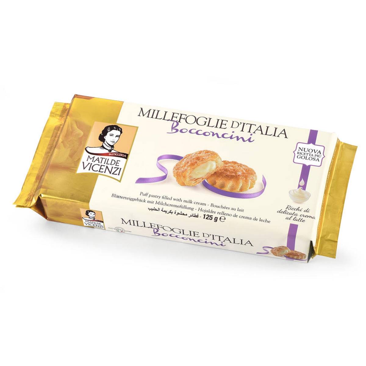 Vicenzi Bocconcini With Milk Cream 125G