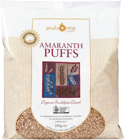 Good Morning Cereals Puffs Amaranth Organic 200g