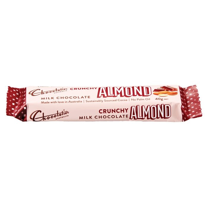 Chocolatier Crunchy Almond Milk Choc 40g
