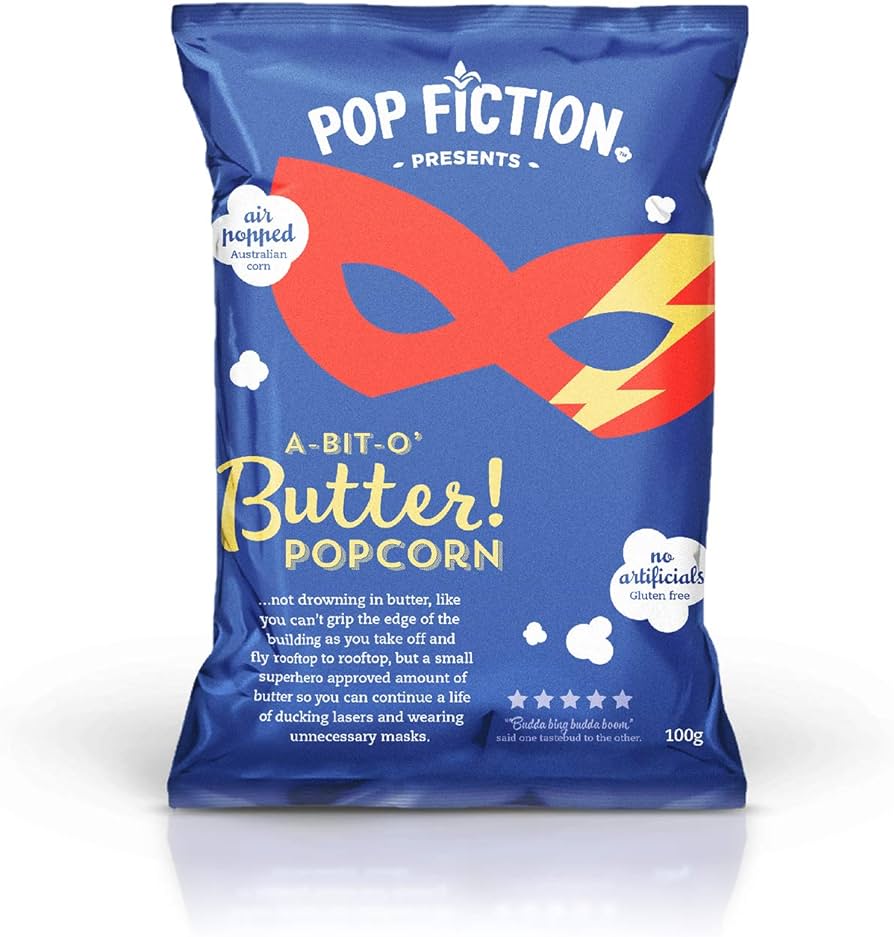 Pop Fiction Butter Popcorn 100g