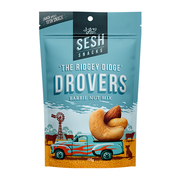 Jc Sesh Snack Drovers Nut Mix 130g