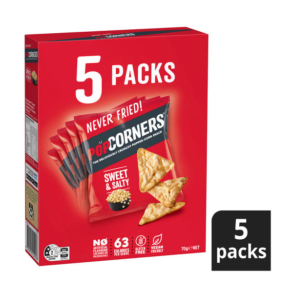 Popcorners Sweet n Salty 5x70g