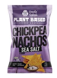 Uncle Sabas ChickpeaNachos Sea Salt 115g