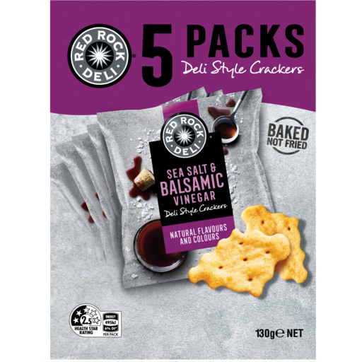 Red Rock Deli Sea Salt & Balsamic 135g