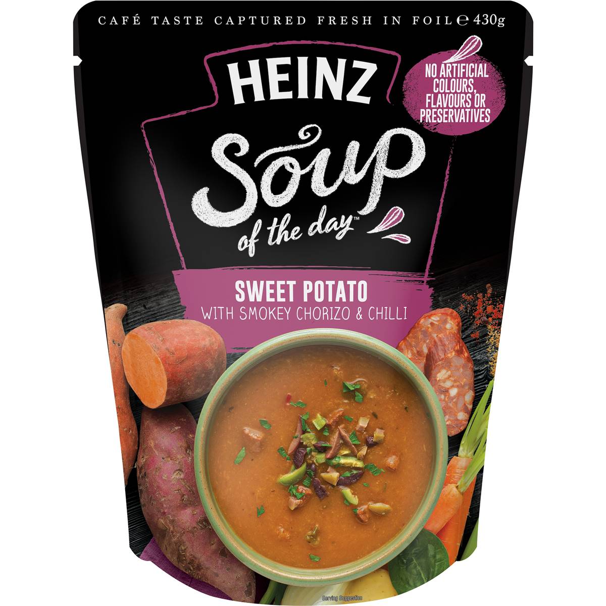 Heinz Soup Sweet Potato Smokey Choz 430g