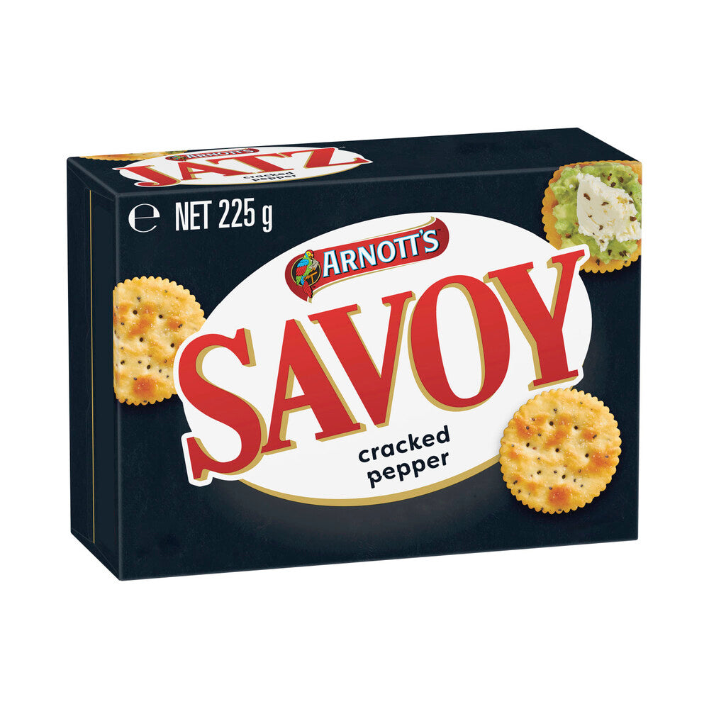 Arnotts Savoy Cracked Pepper 225g