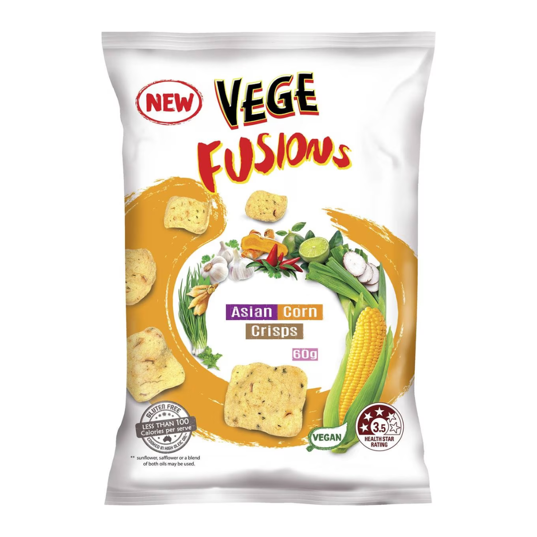 Vege Chips Fusions Asian Corn Crisps 60g