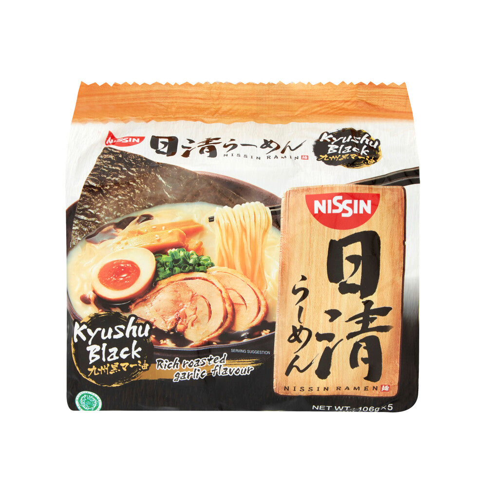 Nissin Ramen Kyushu Black Noodle 530g