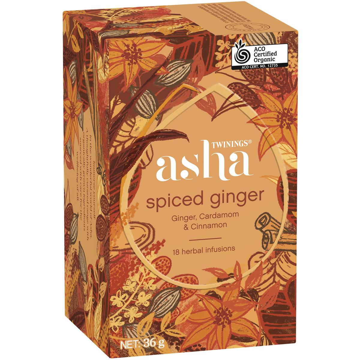 Twinings Asha Spiced Ginger 36g