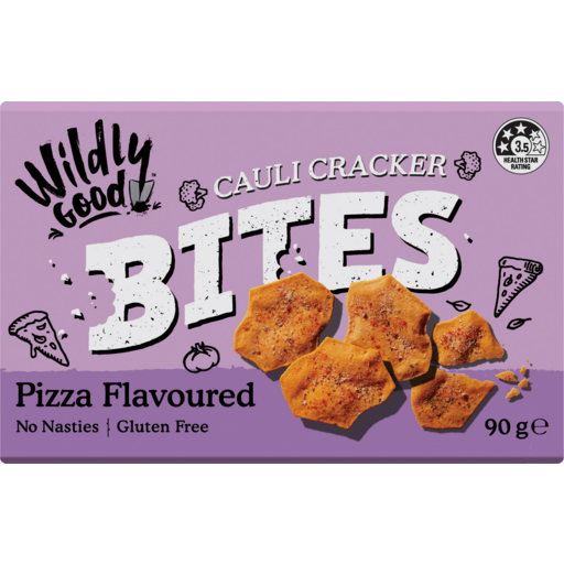 Wildly Good Cauli Cracker Bites Pizza 90