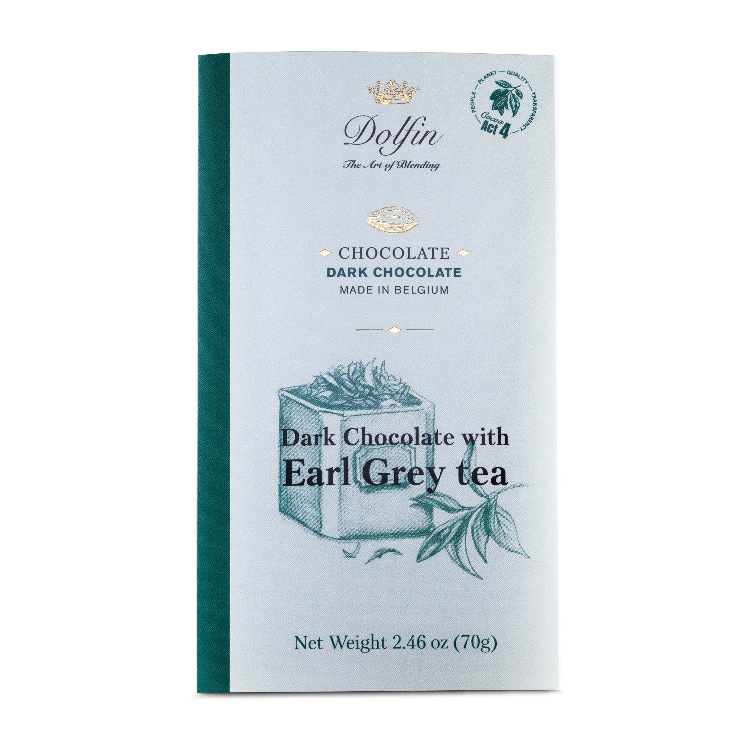Dolfin 60% Dark Chocolate Earl Grey Tea