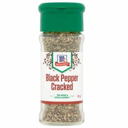 McCormick's Black pepper Cracked 35g