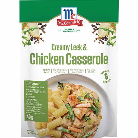 McCormick Creamy Leek & Chicken Casserole 40g