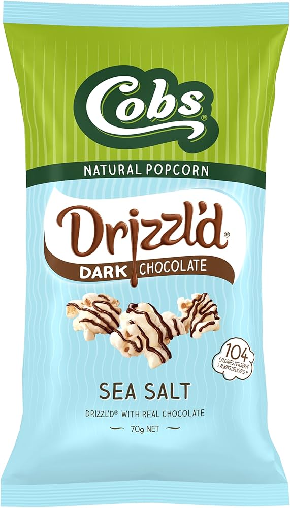 Cobs Drizzld Popcorn Dark Salt 70g