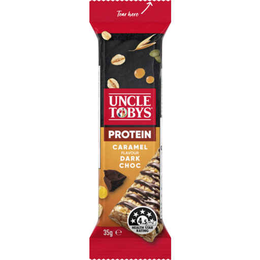 Uncle Tobys Protein Bar Drk Cho 35g