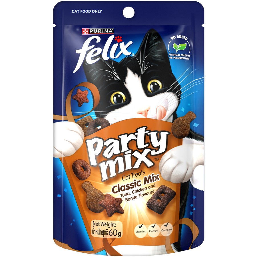Felix Party Mix Classic Mix Cat Treats 60g