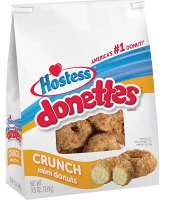 US Hostess Crunch Mini Donuts Donettes Bag 269g