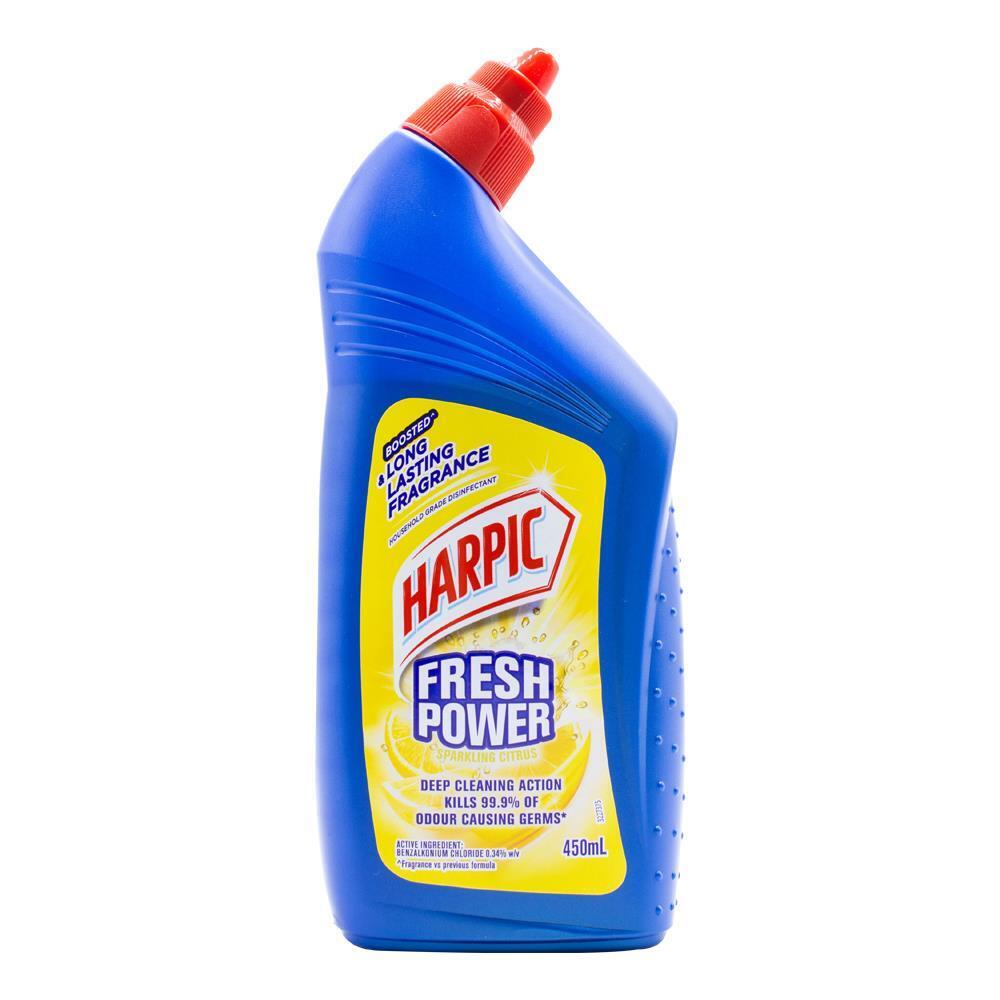 Harpic Fresh Power Sparkling Citrus Toilet Cleaner 450 mL