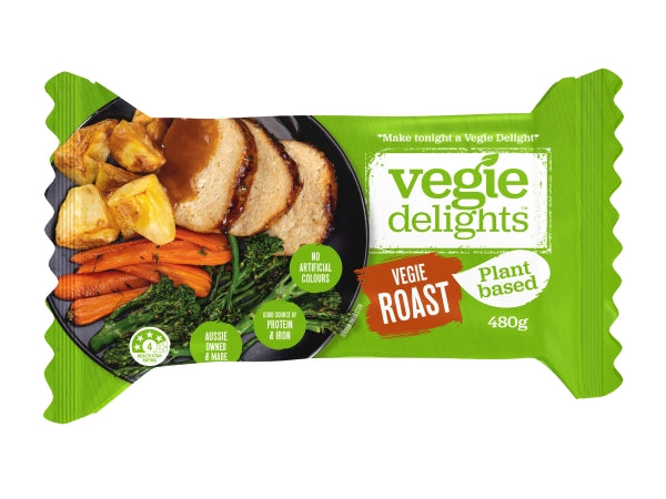 Vegie Delights Plant Based Vegie Roast 480g
