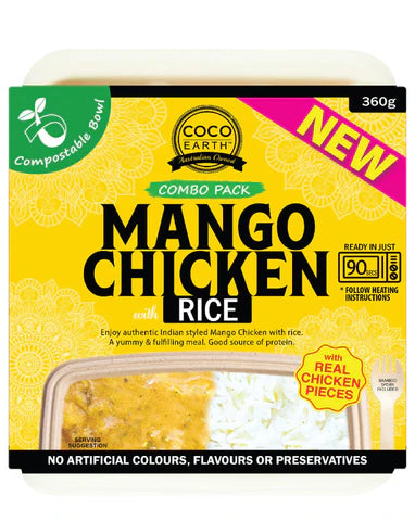 Coco Earth Mango Chicken Curry With Rice