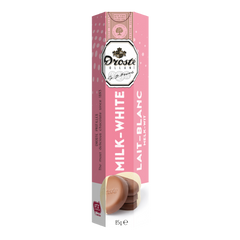 Droste Rolls Milk White Choc 80g