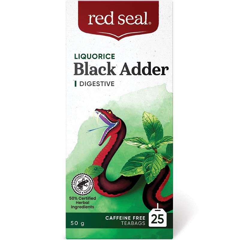 Red Seal Tea Black Adder x 25 Tea Bags