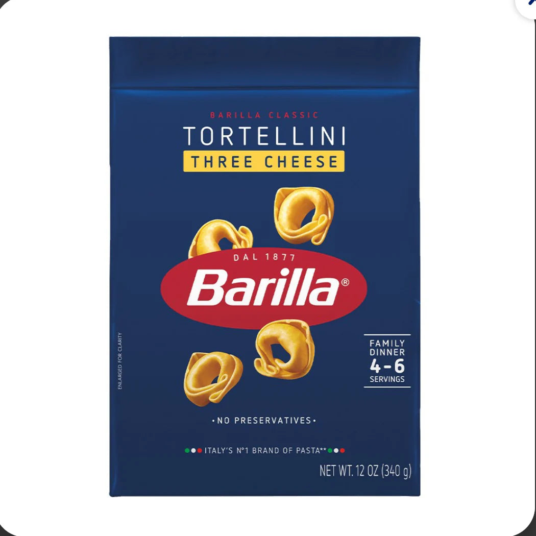 Barilla Tortellini Three Cheese 340g