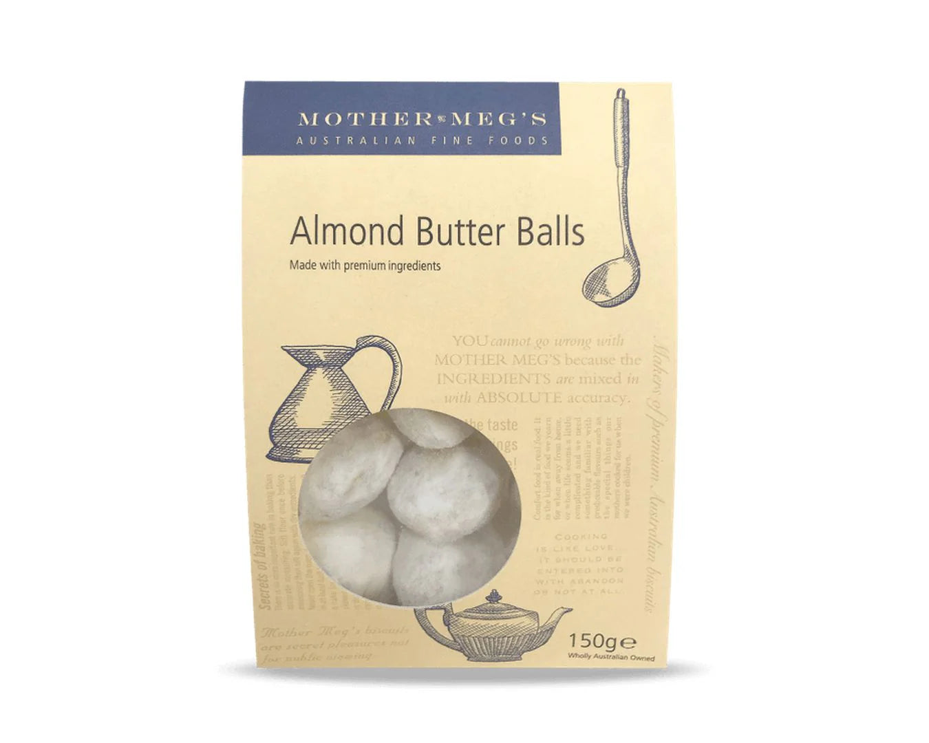 Mother Megs Almond Butter Biscuits 150g