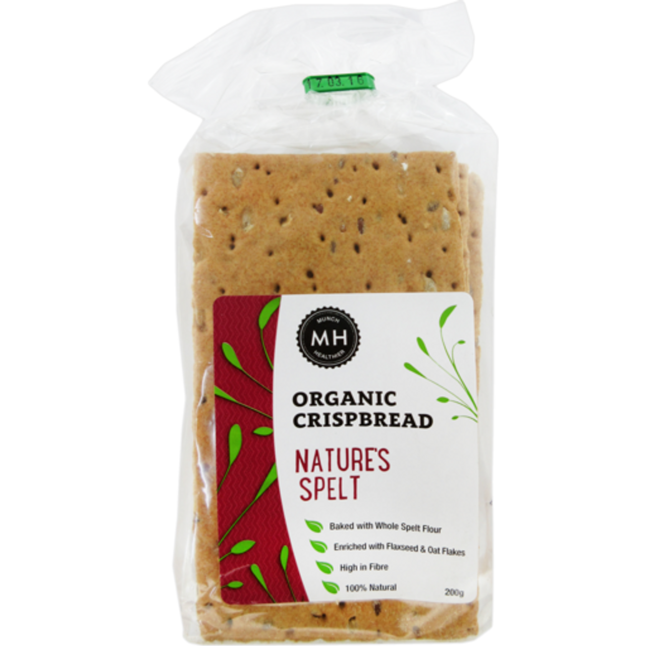 Munch Healthier Crspbrd Natures Spelt 200g