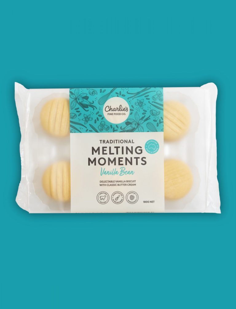 Charlies Vanilla Melting Moments 180g