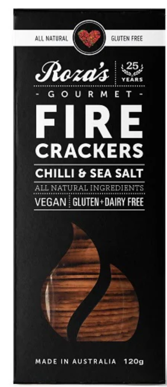 Rozas Fire Crackers Chilli & Tomato 120g