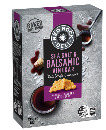 Red Rock Deli Sea Salt & Balsamic 135g